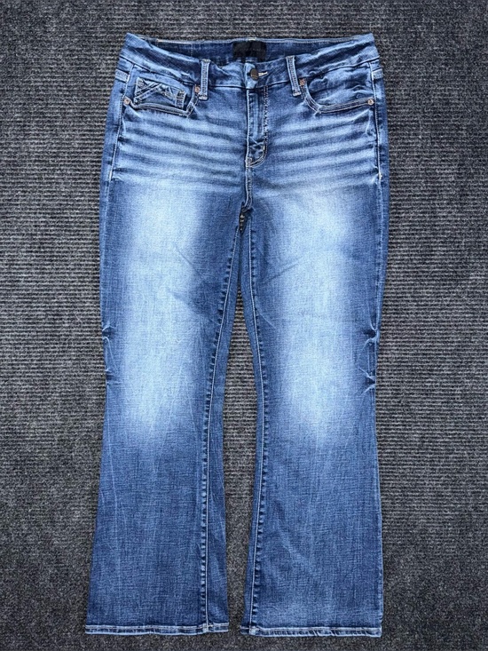 Buckle Denim - Buckle Black Fit No 53 Bootcut Stretch Jeans Sz 29 x 29 SHORT BBW5914S Whisker